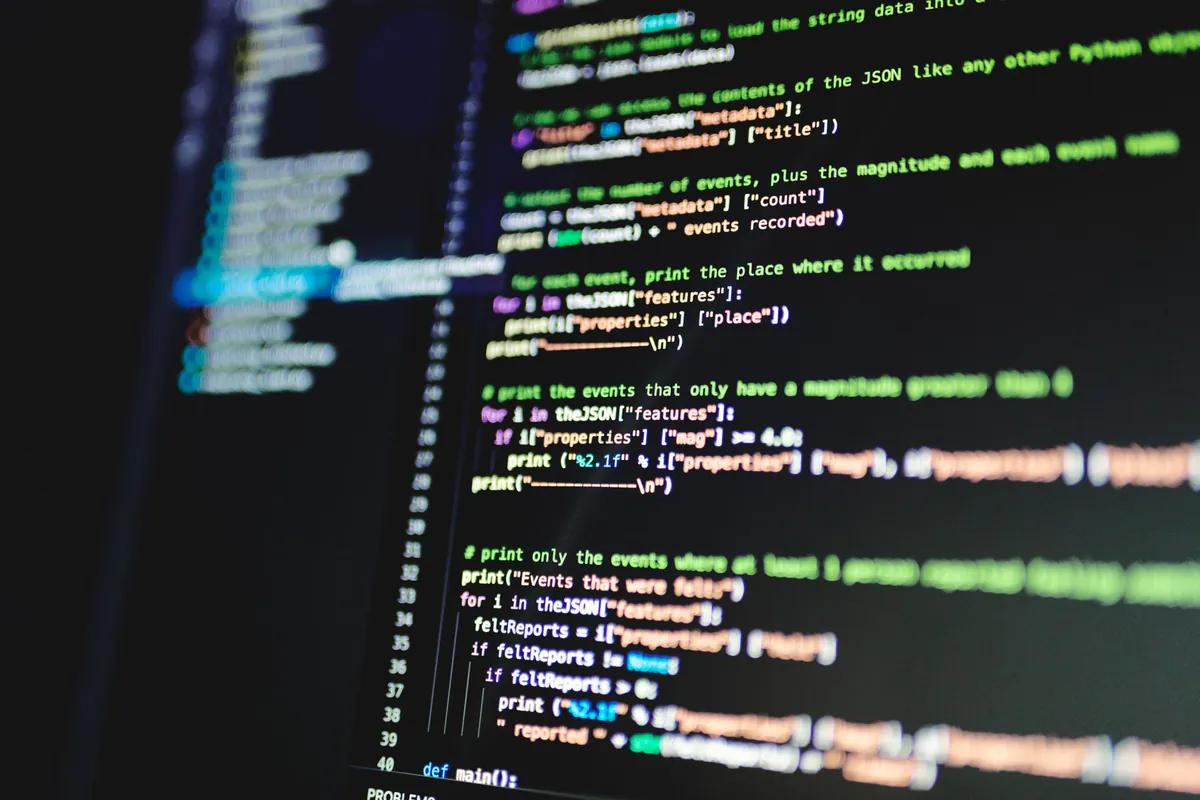 Front-end code on a monitor, content edits that now need a developer