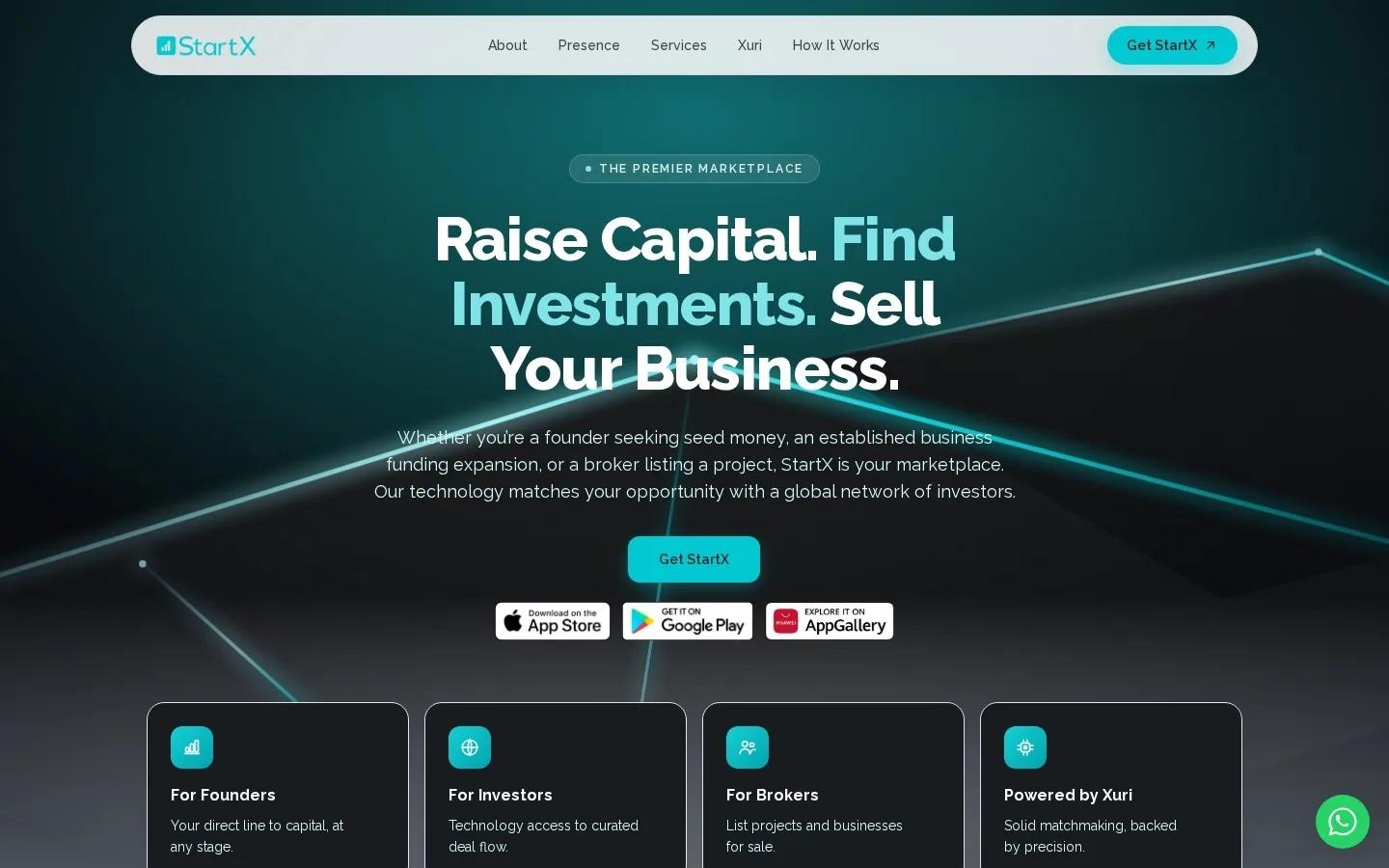 StartX website homepage